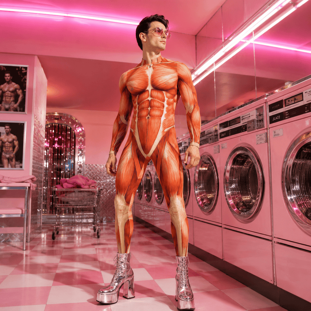 Muscle Nude Bodysuit