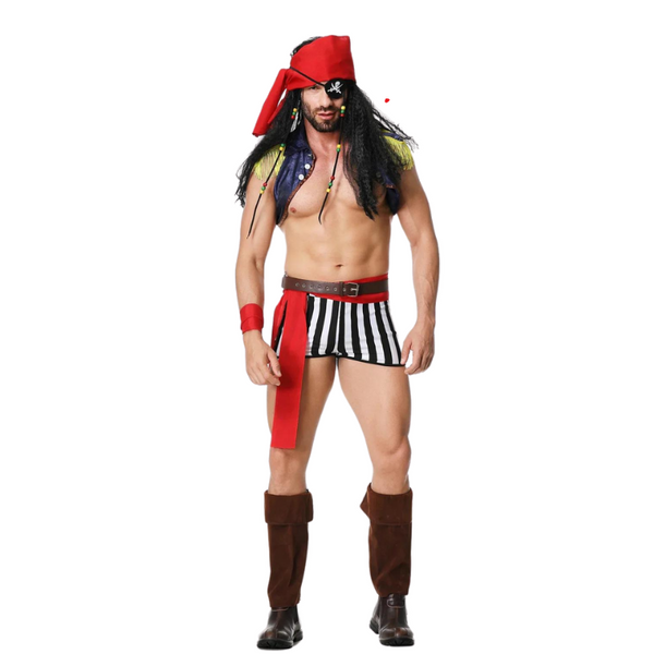 Naughty Nautical Gay Pirate Costume Set