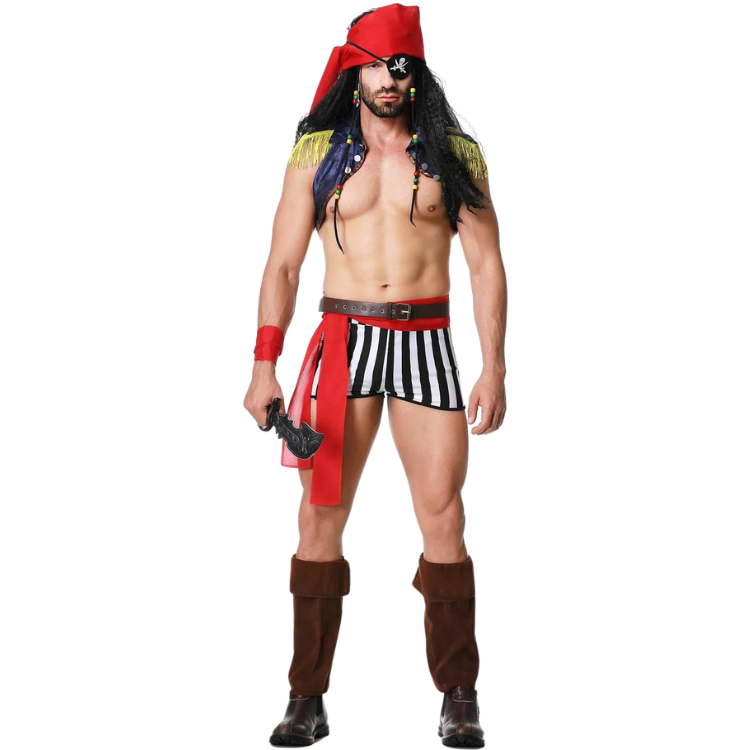 Naughty Nautical Gay Pirate Costume Set