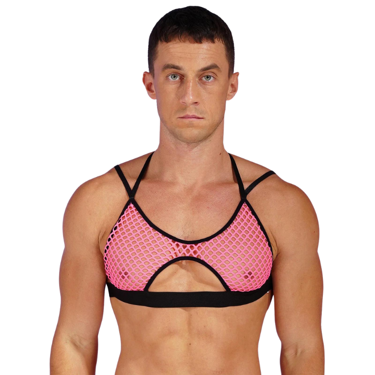 NetMaster Fishnet Camisole for Men