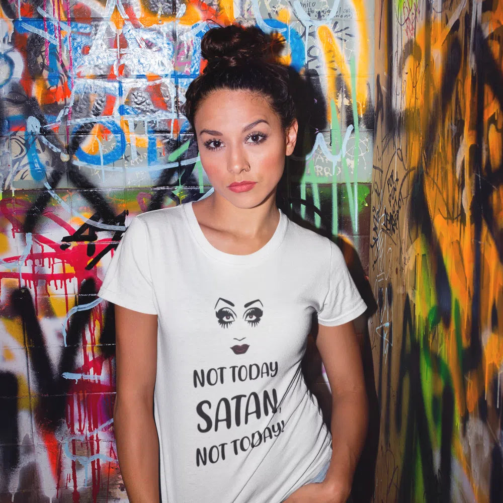  Not Today Satan T-Shirt by Queer In The World Originals sold by Queer In The World: The Shop - LGBT Merch Fashion