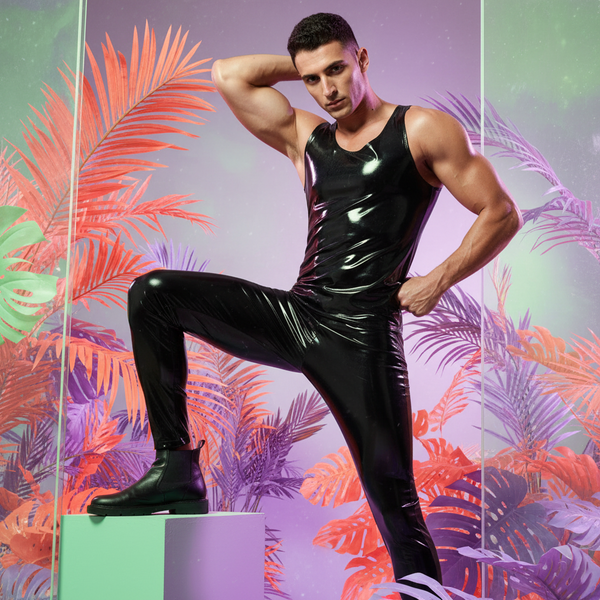 PVC Muscle Flex Gym Tank
