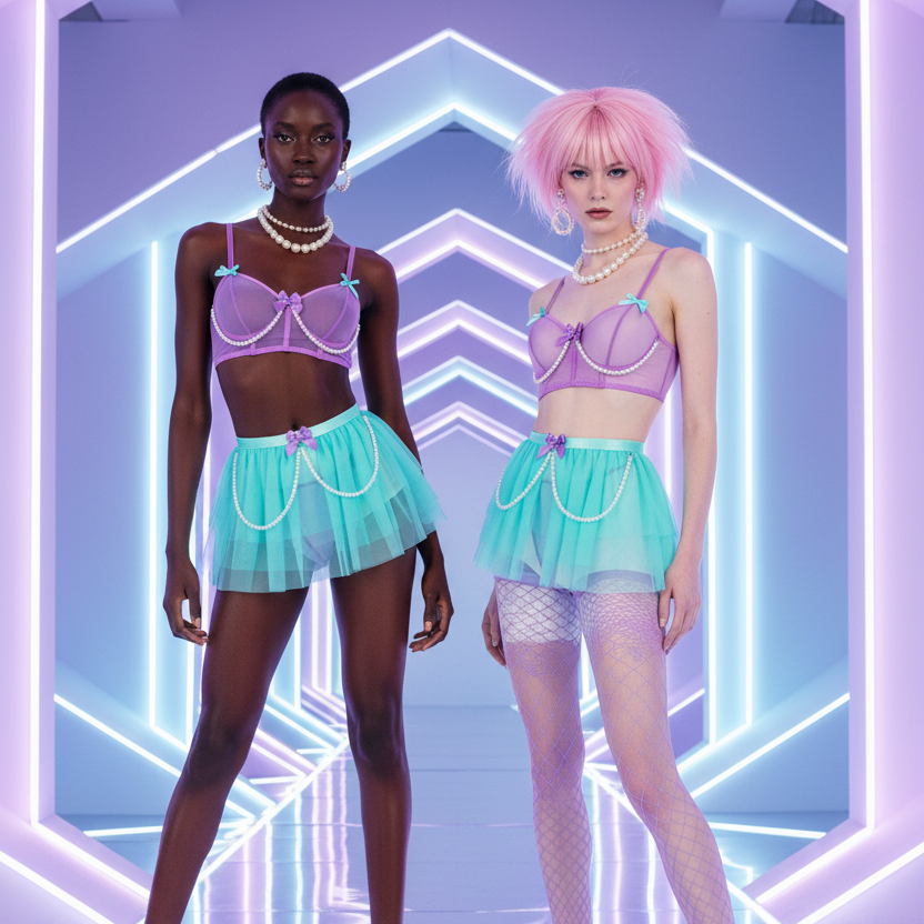 Pastel Kink Fairy Playtime Fantasy Outfit