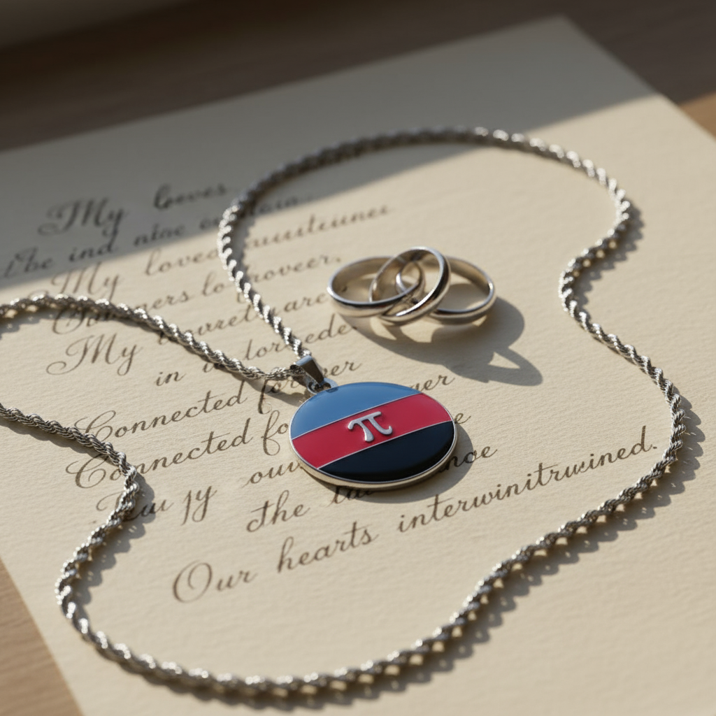 Polyamorous Pride Pendant Necklace