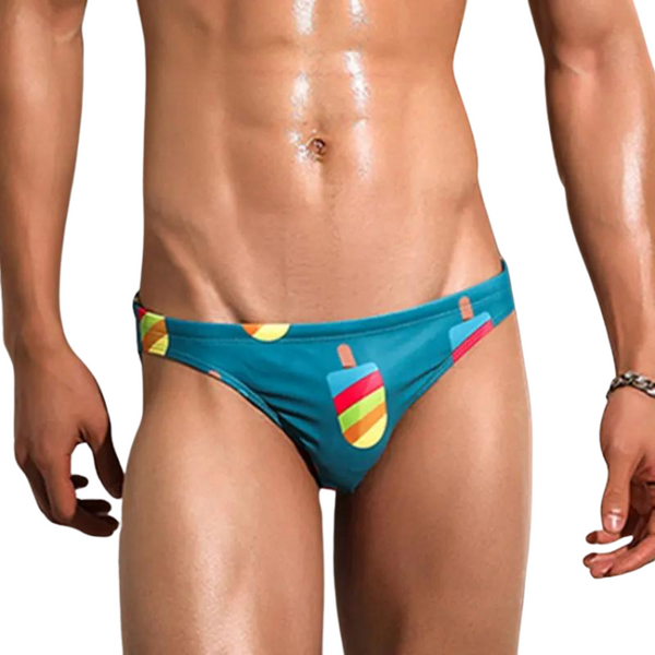  Popsicles Creamy Boy Swim Briefs by Queer In The World sold by Queer In The World: The Shop - LGBT Merch Fashion