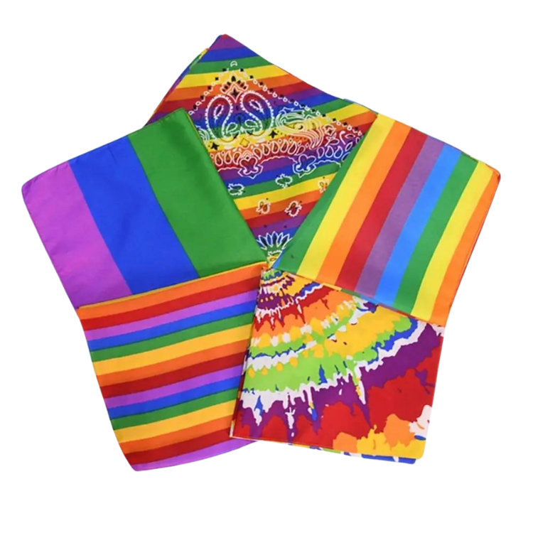 Pride Pop Rainbow Pocket Square