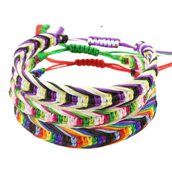 Progress Pride Rope Bracelet