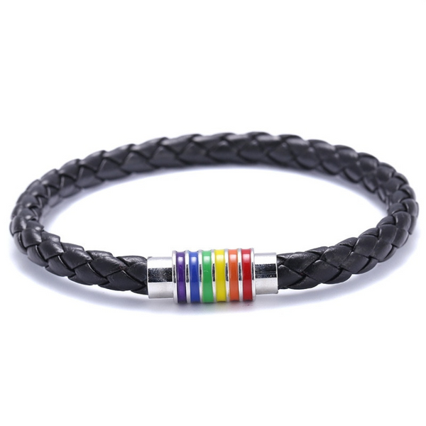 Queer Pride Woven Bracelet