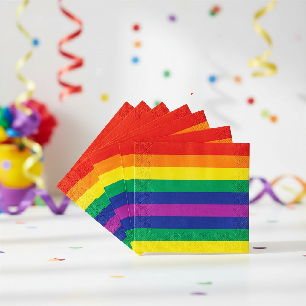 Rainbow Pride Party 40 Piece Napkins