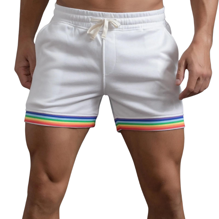 Seobean Mens Shorts With Built In Jockstrap