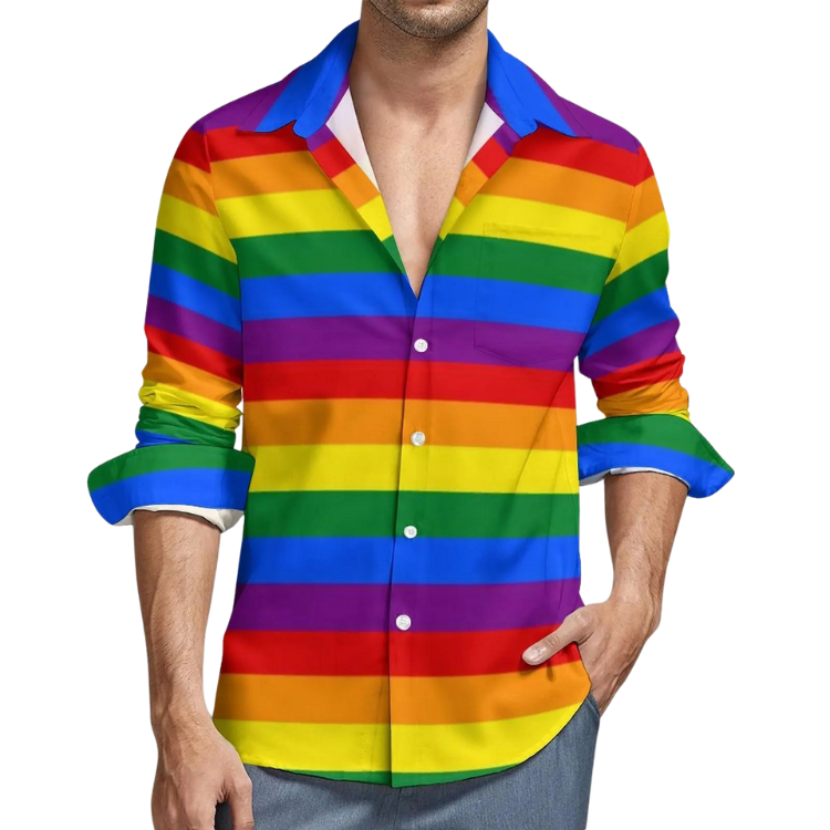 Rainbow Stripes Pride Shirt