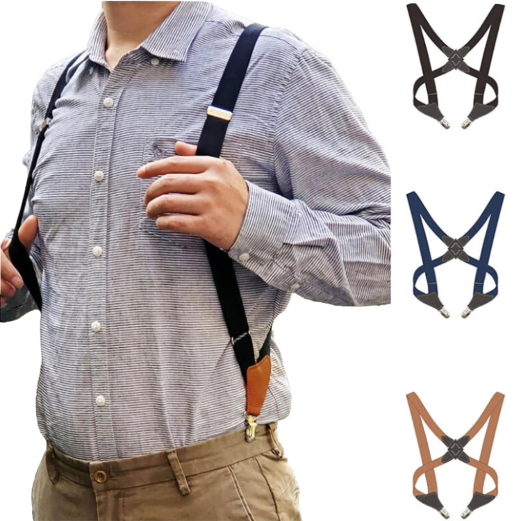 Retro Cross-Back Suspenders