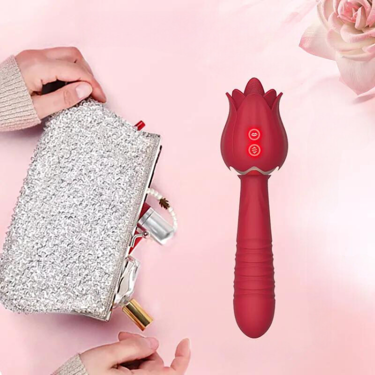 Rosebud Thrill Wand - 3-in-1 Vibrator Queer In The World: The Shop Rosebud Thrill Wand - 3-in-1 Vibrator Queer In The World: The Shop