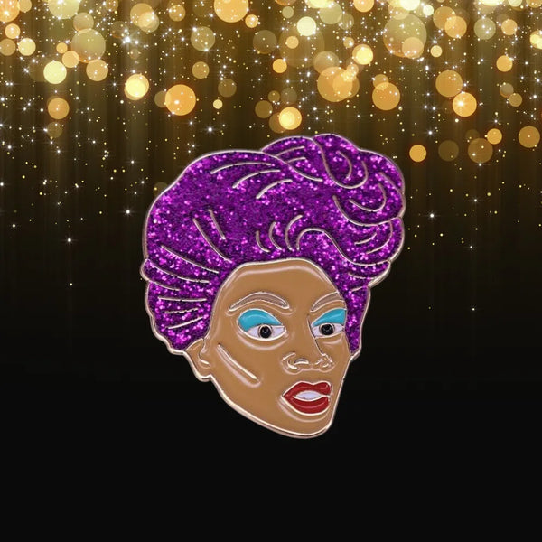  Rupaul Enamel Pin by Queer In The World sold by Queer In The World: The Shop - LGBT Merch Fashion