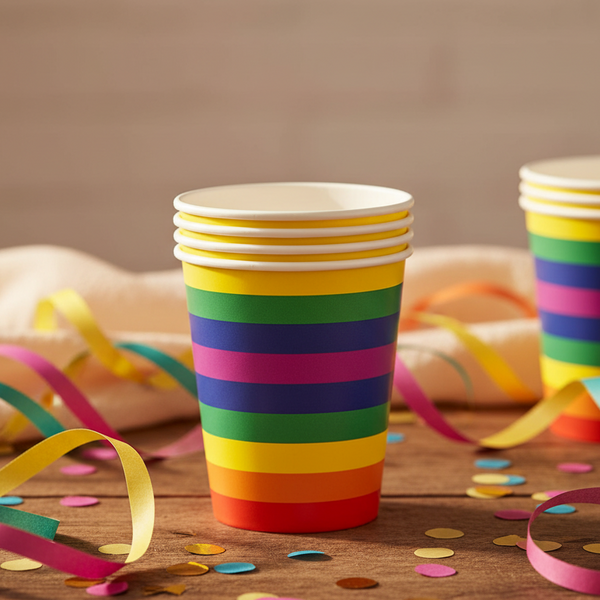 Rainbow Pride Party 20 Piece Paper Cups Set