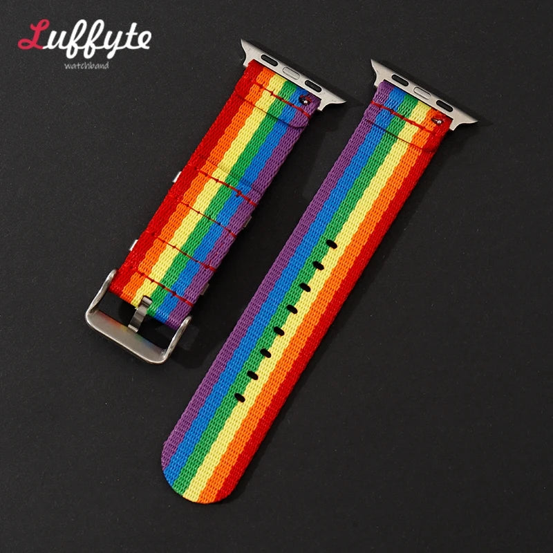  LGBT+ Pride Apple Watch Band by Queer In The World sold by Queer In The World: The Shop - LGBT Merch Fashion