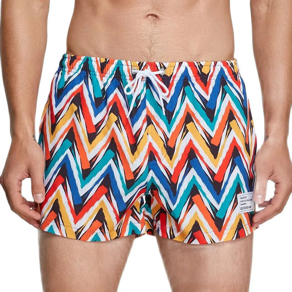 Geometric Pride Swimwear Shorts