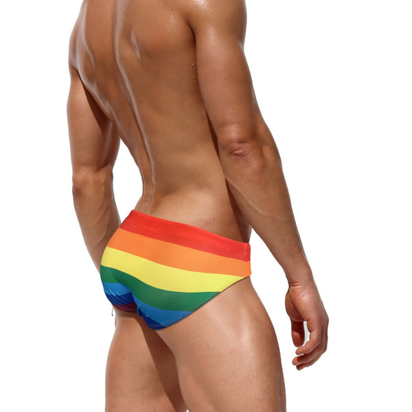  Queer Pride Swim Briefs by Queer In The World sold by Queer In The World: The Shop - LGBT Merch Fashion