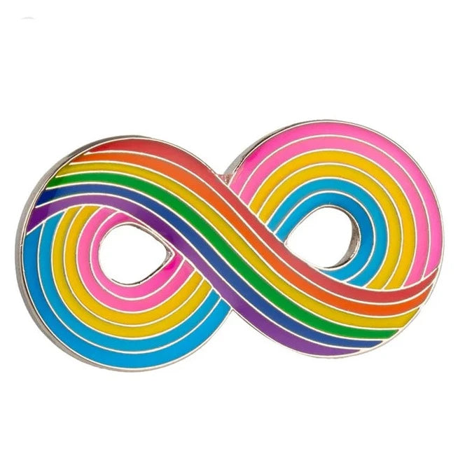 Pansexual LGBTQ Infinite Pride Pin