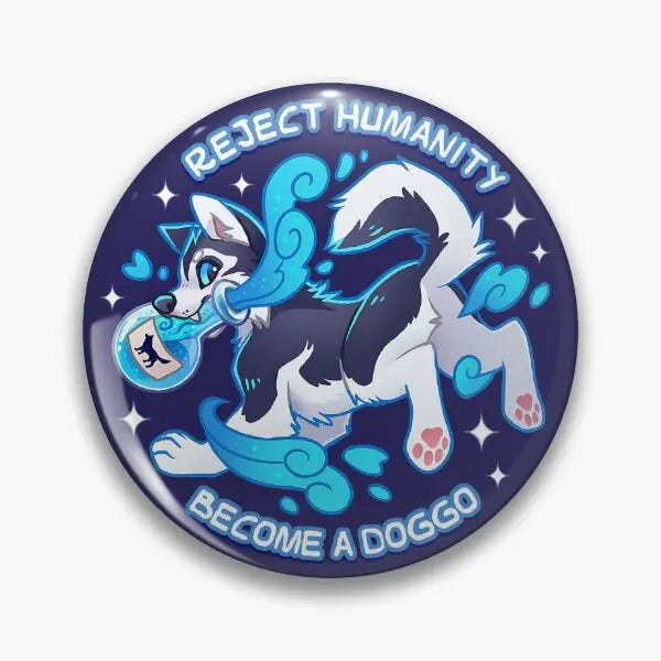 Reject Humanity Become A Doggo Badge