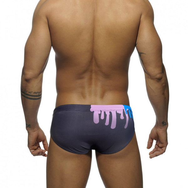 Blue Dripping Wet Swim Briefs by Queer In The World sold by Queer In The World: The Shop - LGBT Merch Fashion