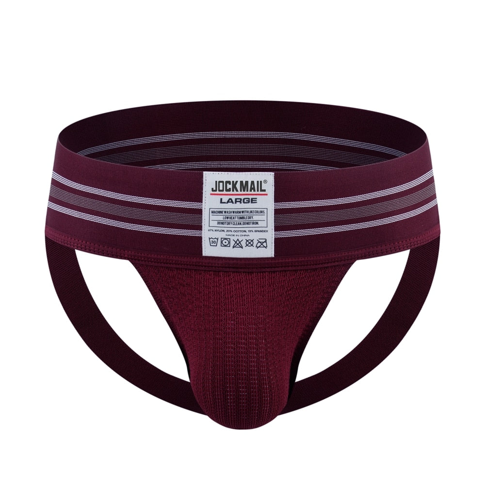 JOCKMAIL Rainbow Wide Waistband Athletic Jockstrap – Queer In The World:  The Shop