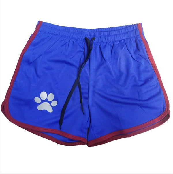 White Bear Pride Paw Shorts by Queer In The World sold by Queer In The World: The Shop - LGBT Merch Fashion