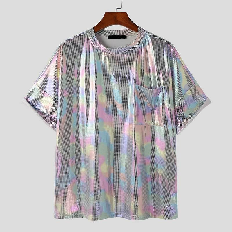  Reflective Rainbow T-Shirt by Queer In The World sold by Queer In The World: The Shop - LGBT Merch Fashion