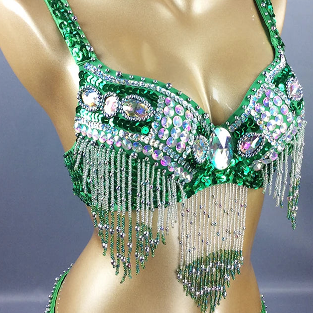 Rhinestone Heatwave Dance Costume Set
