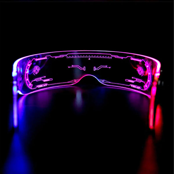 Glowing LED Rave Shades