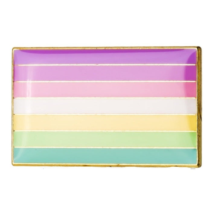  Genderfae Pride Flag Enamel Pin by Queer In The World sold by Queer In The World: The Shop - LGBT Merch Fashion