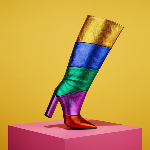 Chunky Queer Coded Women's High Boots