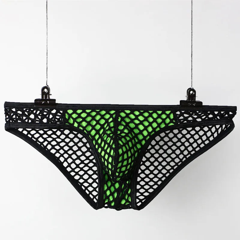 sexy fishnet panties Sexy Hollow Out Fishnet Panties- Femboy Fashion main image 0