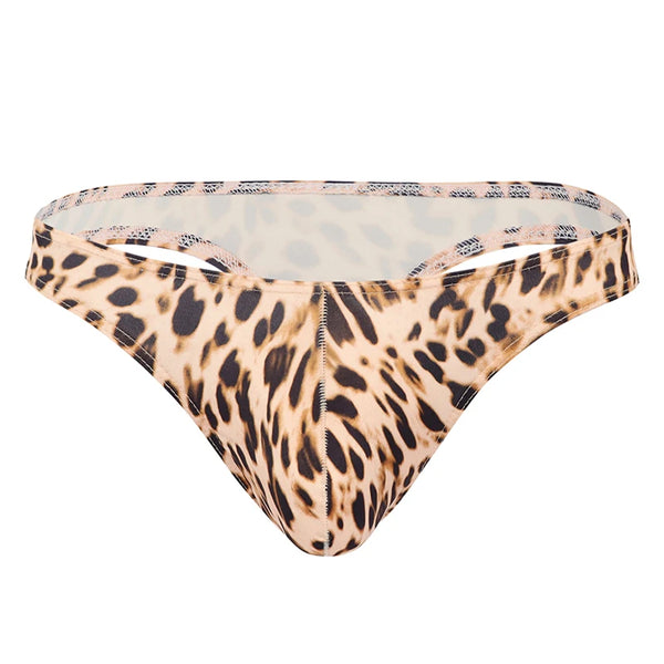 Retro Leopard Low Rise Thong