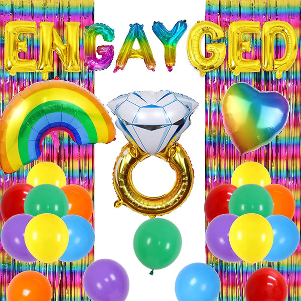 Engayged: Gay Engagement Party Balloons