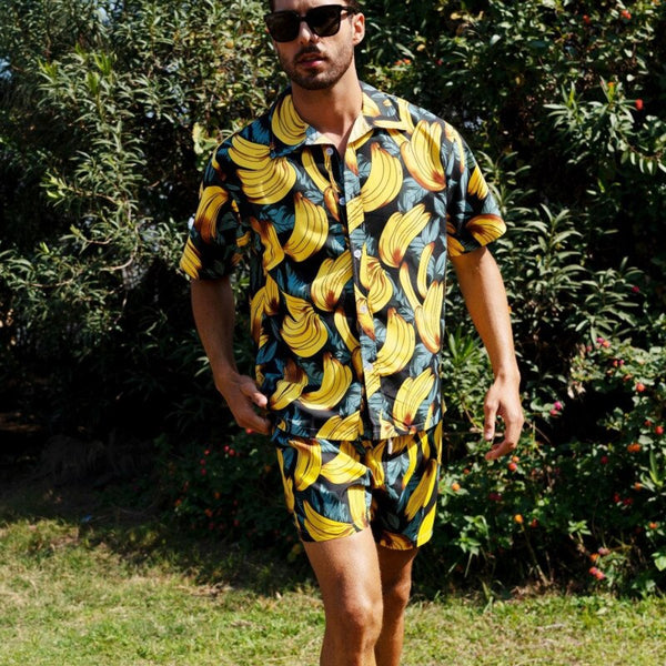  Banana Sleeveless Shirt + Shorts (2 Piece Outfit) by Queer In The World sold by Queer In The World: The Shop - LGBT Merch Fashion