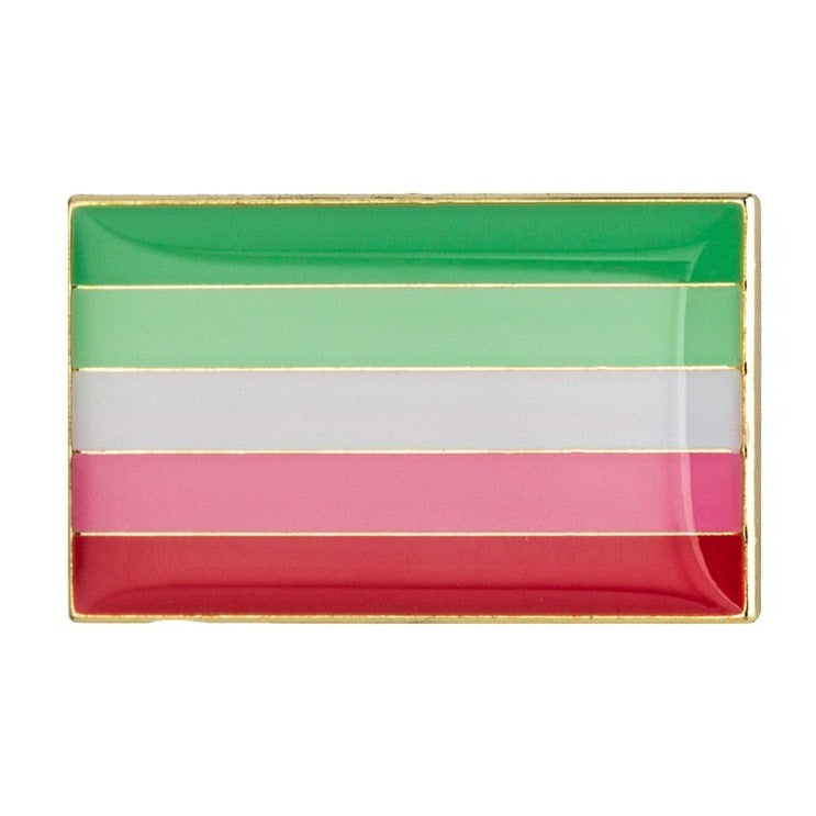 Abrosexual Pride Flag Enamel Pin