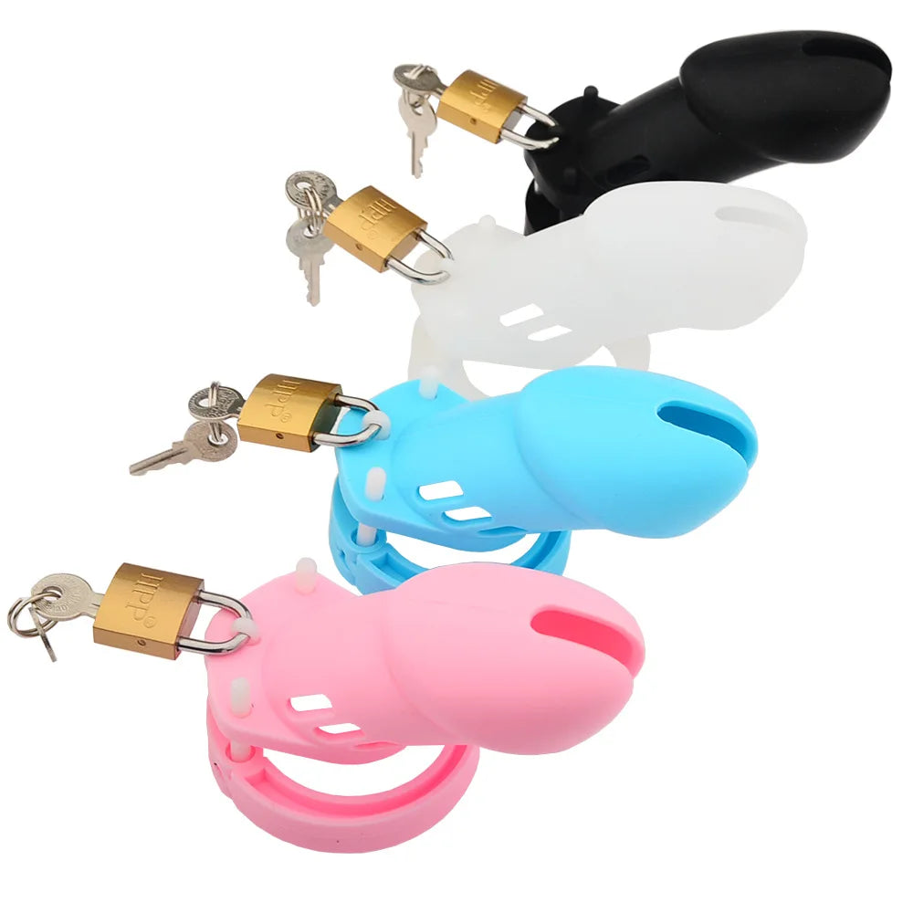 Silicone Pastel Chastity Cage