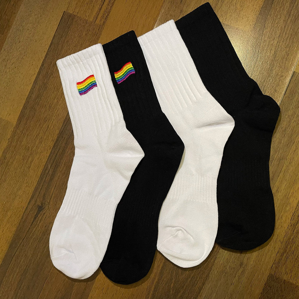 LGBT Rainbow Flag Cotton Tube Socks