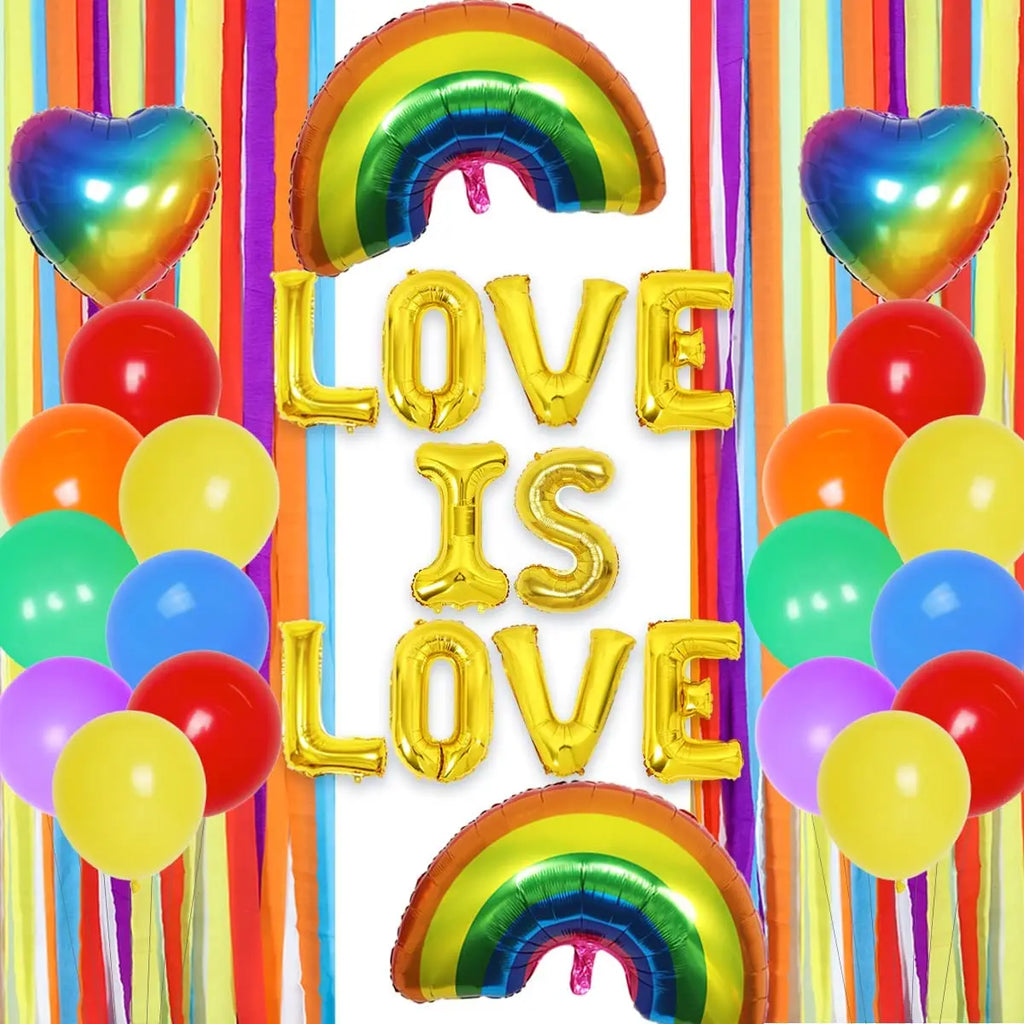 'Love Is Love' Pride Decor LGBT Party Decorations