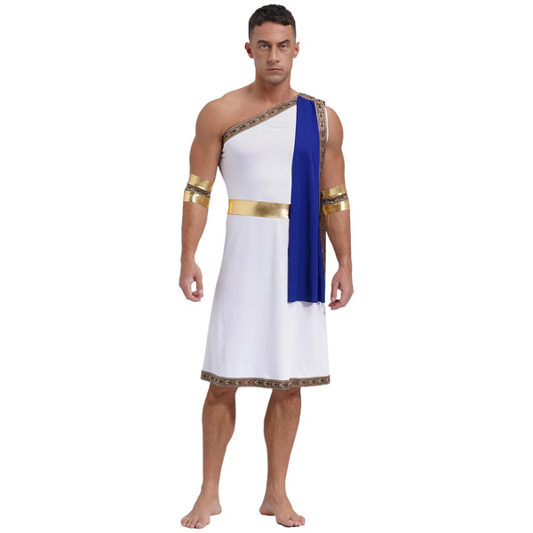 White Sexy Roman Gladiator Costume by Queer In The World sold by Queer In The World: The Shop - LGBT Merch Fashion