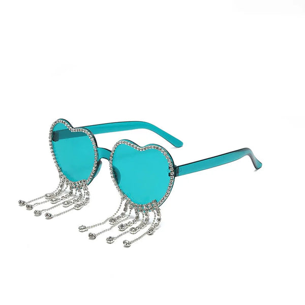  Rhinestone Tassel Sunglasses by Queer In The World sold by Queer In The World: The Shop - LGBT Merch Fashion