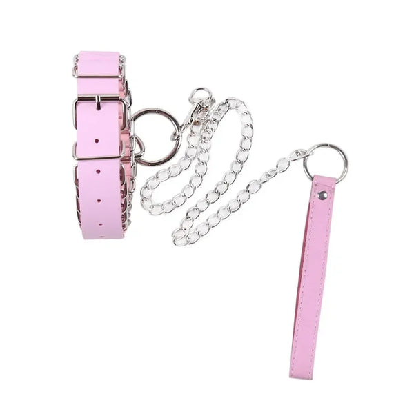 Pink Pink Pup Play Collar by Queer In The World sold by Queer In The World: The Shop - LGBT Merch Fashion