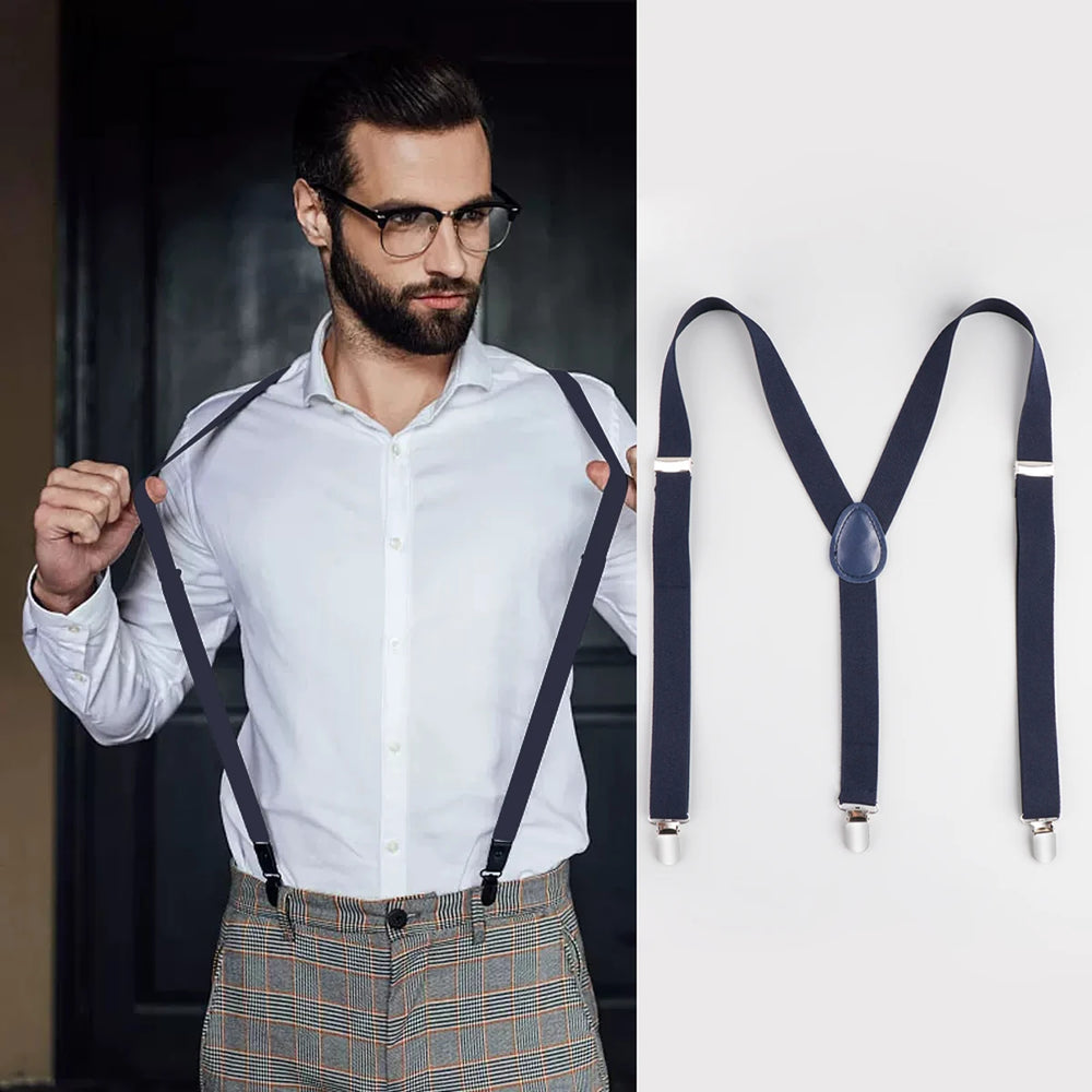 Traditional Suit Clip Suspenders