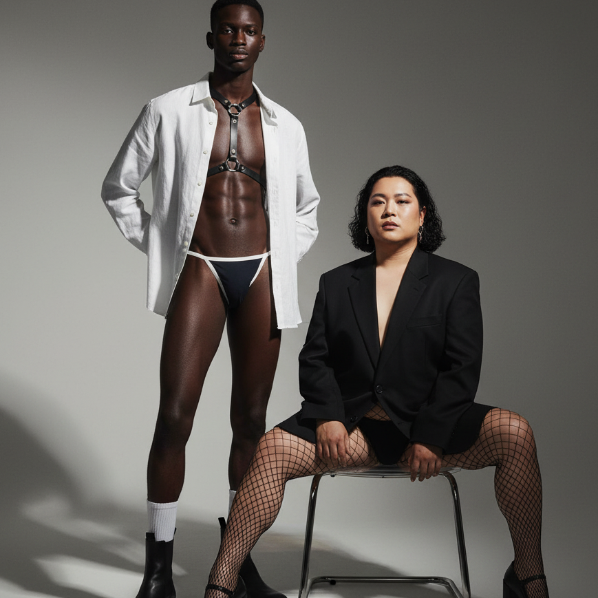 Pop Of Colour Male Thong