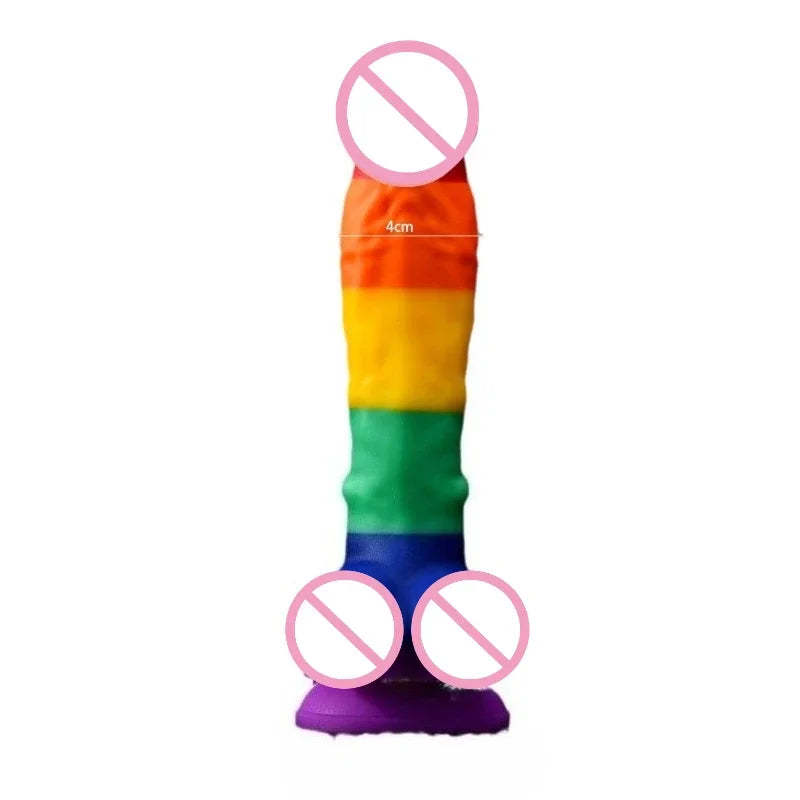 LGBT Pride Silicone Dildo / Sex Toy Queer In The World: The Shop LGBT Pride Silicone Dildo / Sex Toy Queer In The World: The Shop