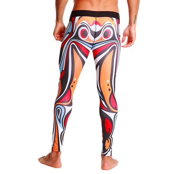 Seobean Crimson Pulse Workout Leggings