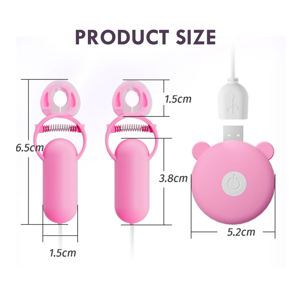 Euphoric Embrace Electric Nipple Clamp Vibrator Queer In The World: The Shop Euphoric Embrace Electric Nipple Clamp Vibrator Queer In The World: The Shop