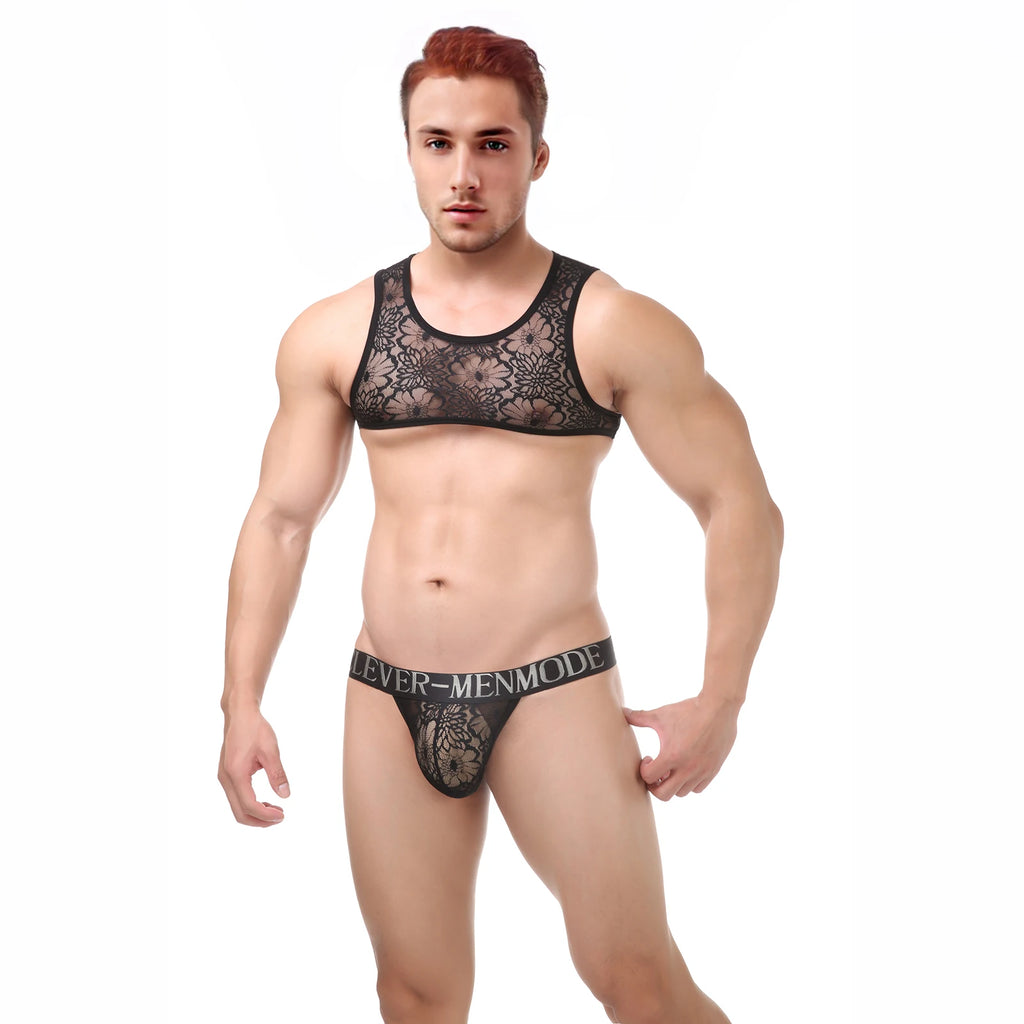Black Dahlia Lace Lingerie Set