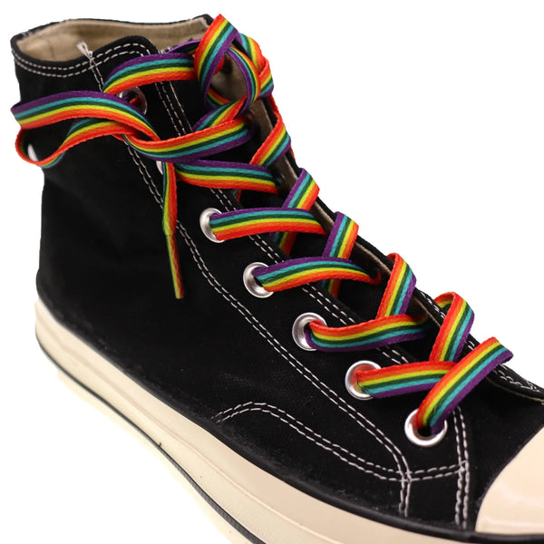 Rainbow Lace-Up Pride Shoe Laces